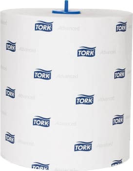 Tork Advanced, 2-lags håndklæde på rulle, hvid, soft H1-Matic