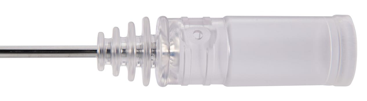 human med, irri/aspiration cannula, engangs 4:hul, st., L: 30 cm, Ø: 3,8 mm