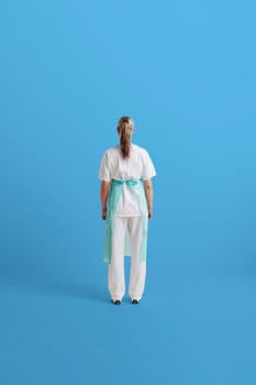 Trioapron Core, Forklæde i 95% genanvendt plast, grøn, 80 cm x 125 cm