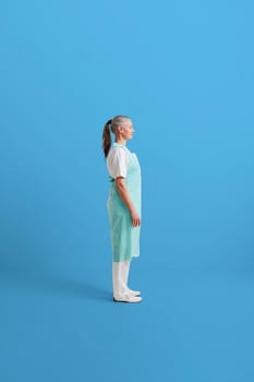 Trioapron Core, Forklæde i 95% genanvendt plast, grøn, 80 cm x 125 cm