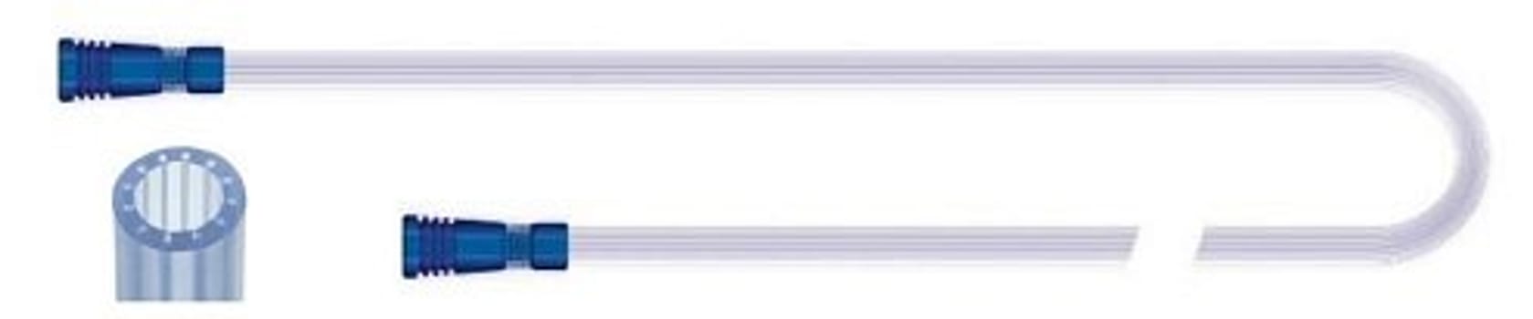 EXTRUDAN Multi Lumen, sugeslange, 2 uni tragte, ch 24, steril, 350 cm