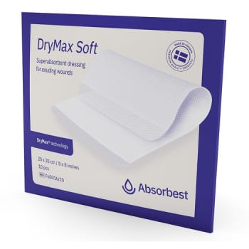 DryMax Soft, højabsorberende polymerkompres, steril, 20 cm x 20 cm