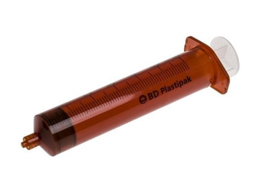 BD, sprøjte, 3-komponent, Luer Lock, Amber, steril, 50 ml