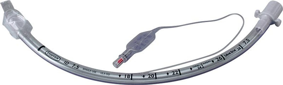 Portex, trachealtube med cuff, Murphy, steril, 7,5 mm