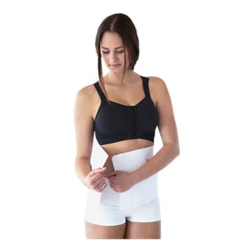 Nordicare FIGUR, figurbælte, hvid, 25 cm højde, 130-155 cm, xxx-large