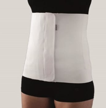 Nordicare FIGUR, figurbælte, hvid, 32 cm højde, 100-115 cm, large