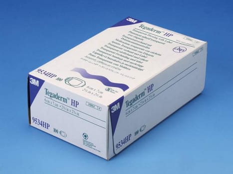 Tegaderm HP film, med ramme. steril, 6 cm x 7 cm