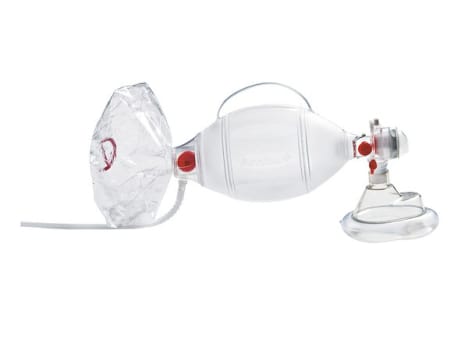 Ambu SPUR II andningsballong, vuxen, syrgasreservoar, mask stl. 5