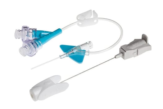 BD Nexiva, IV katetersystem, 2Q-syte, blå, steril, 22G x 25 mm