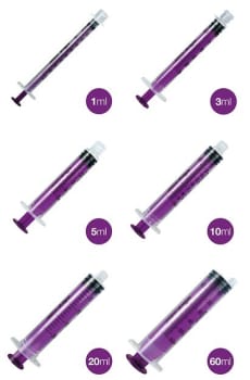 GBUK, sprøjte, enteral ENFit, LD, engangs, steril, 5 ml