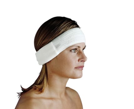 CareFix, netfiksering, pandebånd, one size