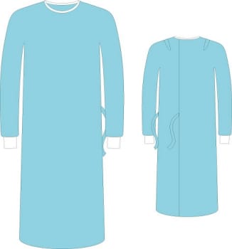 Barrier, Basic OP kittel med 1 håndklæde, steril, x-large