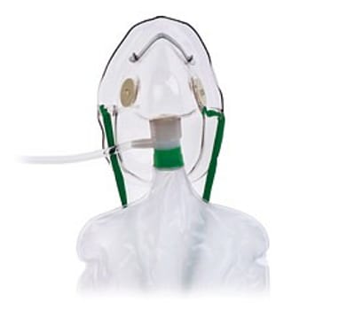 Medline, Iltmaske m reservoir, 2 ventiler, slange, DEHP-fri, 210 cm