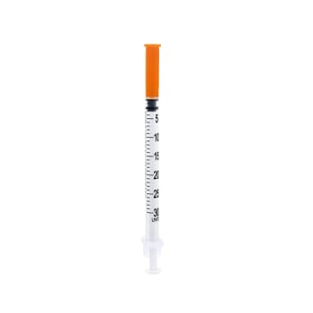 Verifine, insulinsprøjte, 0,3 ml med kanyle, 31G, steril, 8 mm x 0,25 mm (31G)