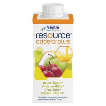 Resource Addera Plus, vindrue/æble, 4x200ml