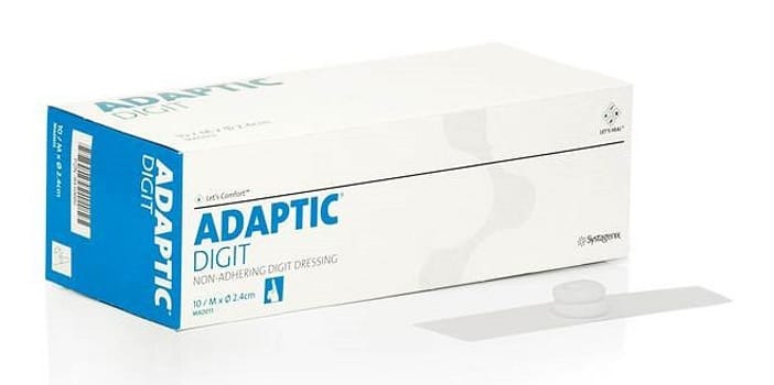 Adaptic DIGIT, fingerforbinding large,L6cmxØ2,8cm, steril, large