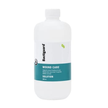 Bactiguard wound care, Antimikrobiel sårskyllevæske u. spray, 500 ml