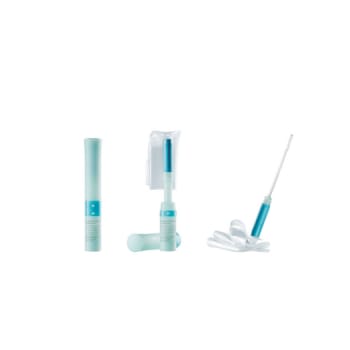 SpeediCath Compact Set, 9 cm kateter og 750 ml urinpose, til kvinder, ch 12