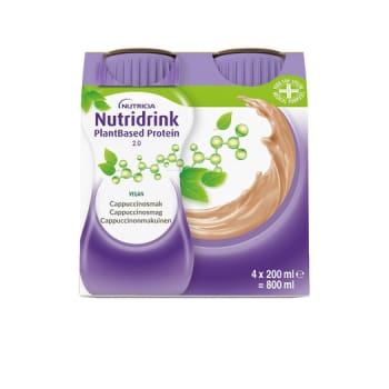 Nutridrink Plantbased Protein 2.0, cappuccino, 200 ml