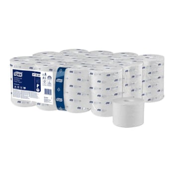Tork Advanced OptiServe, toiletpapir T7, 2-lags, uden hylse, hvid, FSC mærk, 94,3 x 9,3 cm