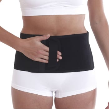 Nordicare Stomi BAS bælte, velcro, klipbar, grå, L: 130-145 cm, H: 25 cm, Xxx-large