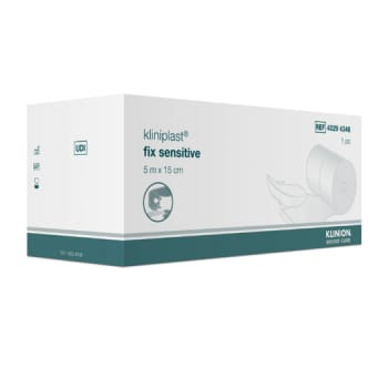 Kliniplast Fix sensistive fikseringsplaster, non-woven, 5 m x 15 cm