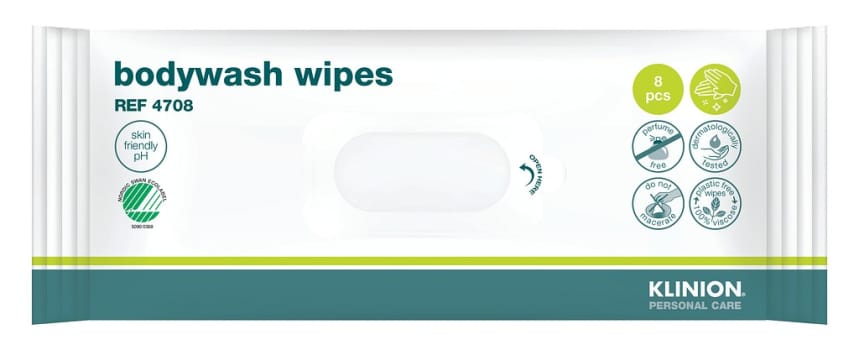 Klinion, Plastikfri Bodywash sengebadsserviet, 20 cm x 30 cm