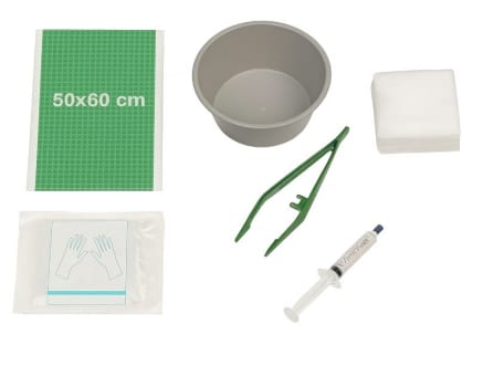 Kateterisationssæt, SIK-sæt med saltvand, steril