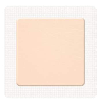 Kliniderm Foam Silikone Border, skumbandage, steril, 5 cm x 5 cm