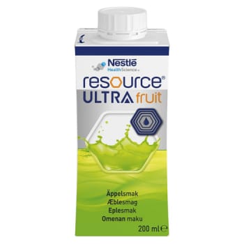 Resource Ultra Fruit æblesmag, 4x200ml
