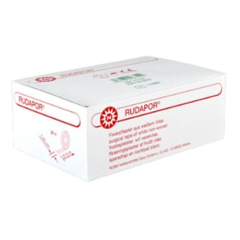 Rudapor, Fikseringstape, hvid, 5 cm x 9,14 m