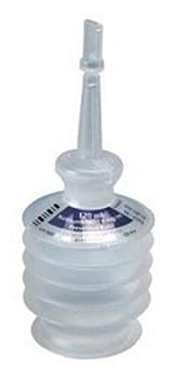 Skyllevæske, NaCl 0,9%, flex harmonikaflaske, steril, 120 ml