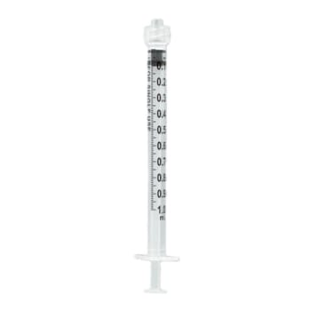 Klinion sprøjte, Luer Lock, 1 ml, 0,01 ml gradering, latex- DEPH-, BPA- og PVC fri