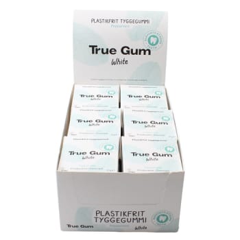 Tyggegummi, True Gum Mint, 21 gram