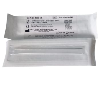K-tråd, Kirchner wire Ø1.2mm 12 cm TR/TR single pack, sterile