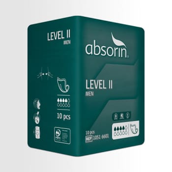 Absorin herre-bind, level 2, 13 x 28 cm, 430 ml