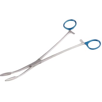 ClinaStar, tang, tampon, buet, metal, engangs, steril, 26,5 cm