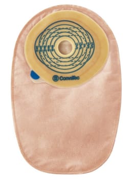 Esteem+, 1-dels colostomipose large, beige, med vindue, Ø 40 mm