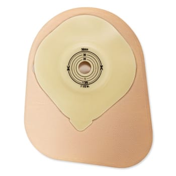 Moderma Flex CeraPlus konveks, 1-dels colostomipose, Maxi, vindue, beige, Ø 15-51 mm