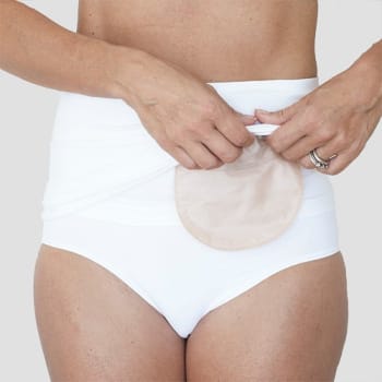 Nordicare StomiFix, fikseringsbælte, hvid, højde: 20 cm, 120-140 cm, large/X-large