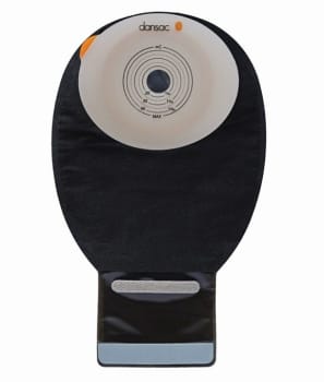 Novalife TRE 1 Soft Conveks 1-dels ileostomipose Maxi, Vindue, sort, Ø 15-54 mm