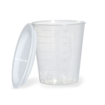 Eco, medicinbæger med graduering, klar, PP, 30 ml