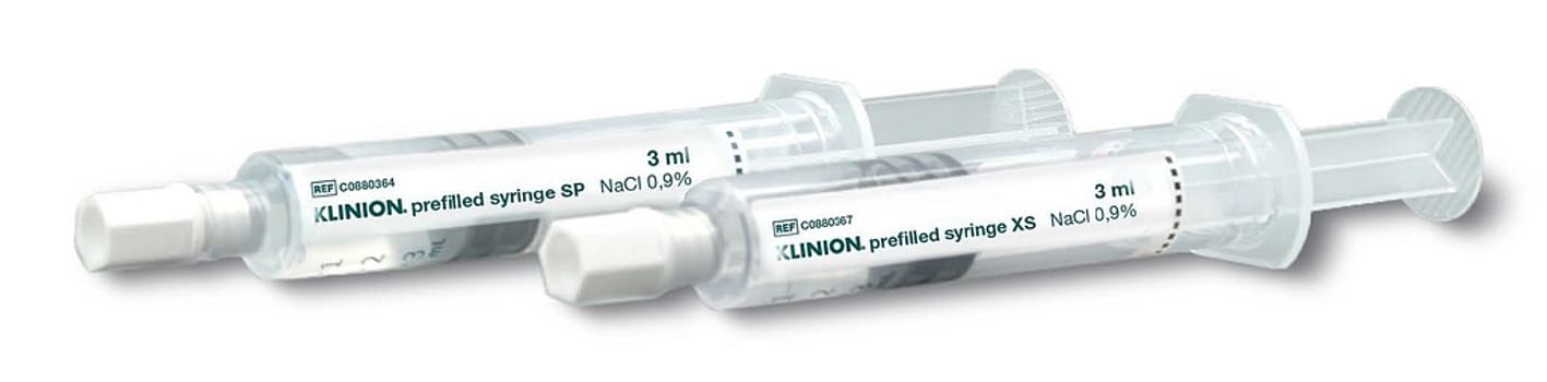 Klinion forfyldt sprøjte, NaCl,0,9%  SP steril, 3 ml