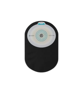 SenSura Mio 1-dels colostomipose, Maxi, vindue, Sort, 40-55 mm