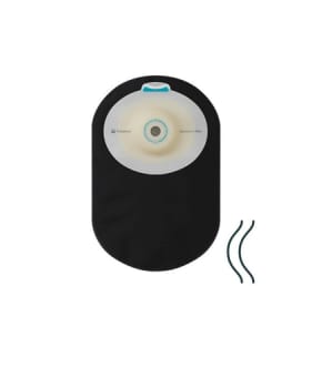SenSura Mio Convex Light 1-dels colostomipose, Maxi, vindue , sort, 15-33 mm