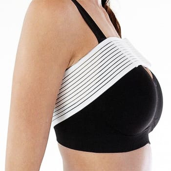 Nordicare Mio brystbandage, hvid, H: 7,5 cm