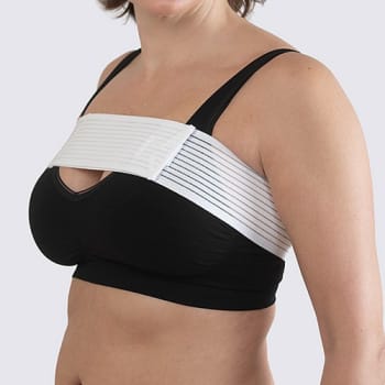 Nordicare Mio brystbandage, hvid, H: 7,5 cm