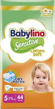 Babylino Sensitive, str. 5, åben ble, 11-16 kg