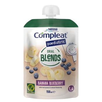 Compleat Paediatric Oral Blends Banan-Blåbær, 150 ml