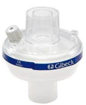 Gibeck, Humid-Vent filter, compact, lige m/Co2 port